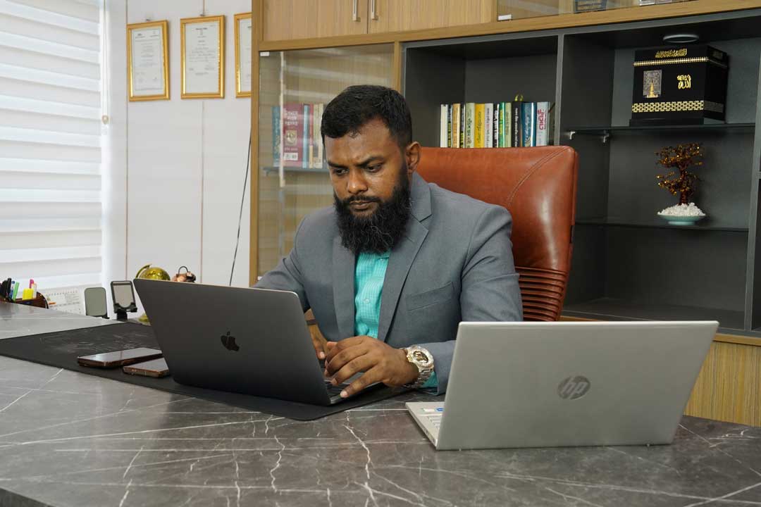 MD Sir at His Command Center: Strategic Leadership in Action